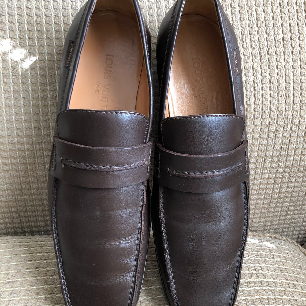 Louis Vuitton Men's Brown Loafers - Picture 8 of 15